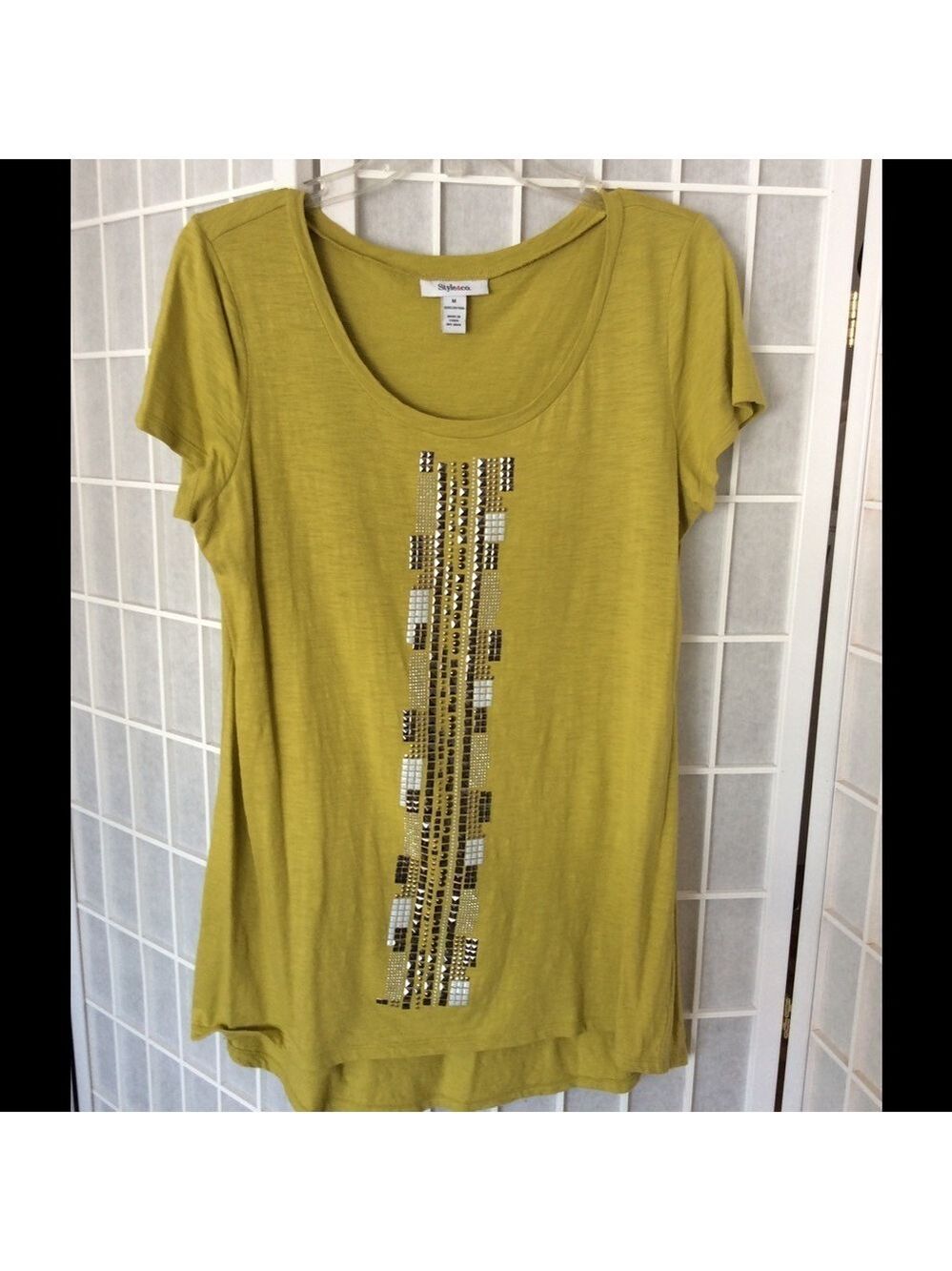 STYLE & Co. embellished tee